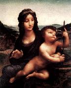 LEONARDO da Vinci Madonna with the Yarnwinder oil on canvas